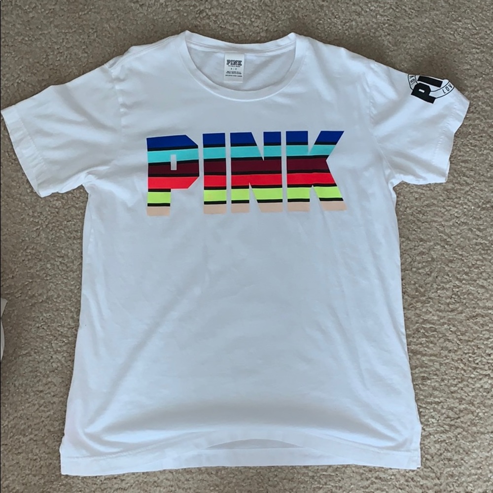 pink graphic T